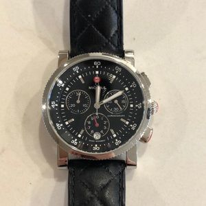 Authentic Michele Sport Sail stainless steel watch